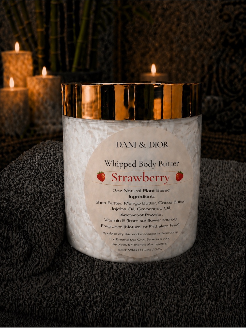 4oz Stawberry Whipped Body Butter